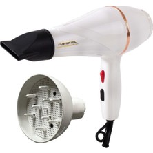 Özbience Güçlü ve Şık Profesyonel Fön Makinesi - Beyaz