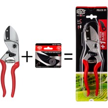 Felco 31 Budama Makası ve F-Tech 30/3 Yedek Bıçaklı Özel Seri