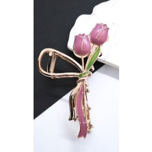 Serenity Lale Figürlü Metal Mandal Toka