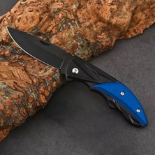 Argeus Katlanır Cep Çakısı - Kemer Klipsli - SDR-079 - Mavi