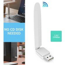 Vorex Platon Wireless-N 150MBPS Wifi USB Adaptör Harici Antenli 2.4ghz Pc/mac Uyumlu