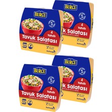 Burcu 4 Tahıllı Tavuk Salatası 150 gr x 4 Adet
