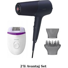 Özbience 2300W Saç Kurutma ve Epilatör Seti, Pratik ve Güçlü Kullanım