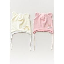 Greenmoon Dış Kısmı Polar Iç Kımsı %100 Pamuk 2'li Bebek Bere