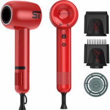 Özbience Kırmızı Saç Kurutma Makinesi, Soğuk Hava, 3 Isı ve 3 Hız Seçeneği