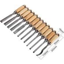 Skygo Profesyonel Ahşap Oyma Bıçak Seti 12 Parça