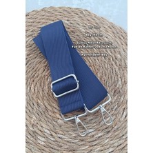 Nga's Krem Yüksek Kaliteli Ayarlanabilir Çanta Askısı, Çapraz Çanta Askısı Gümüş Toka Detaylı Omuz Askısı