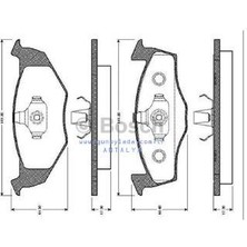 Bosch Fren Balatası Takım Ön [skoda Fabia 1.2,00-10] 0986TB2036 0986494005