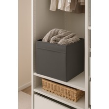 Antrasit Kapaksız Çok Amaçlı Düzenleyici Oyuncak Saklama Kutusu 30X30X30