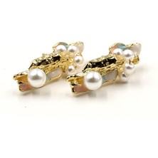 Sose Moda Zarif Incili Gold Küpe - Klasik ve Şık Tasarım