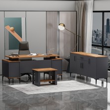 Betroya Branco Ofis Takımı 3’lü Set Masa, Sehpa, Konsol