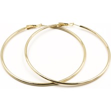 Sose Moda Zarif 5,5cm Gold Xuping Halka Küpe | Anti Alerjik ve Parlak Tasarım