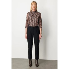 Ekol Beli Kemerli Dar Paça Pantolon 1013