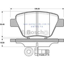 Bosch Fren Balatası Takım Arka 0986TB3114 [skoda Octavia 09-13,superb 08-13] 0986494416