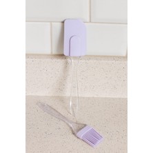 Silikon Fırça ve Spatula Seti – 5 Renk Seçeneği (Isıya Dayanıklı)