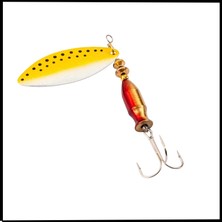 Savex Uyguna-Yakala Gökkuşağı Sarı - NO:3/24GR Turna Levrek Alabalık Döner Olta Kaşık - KAŞ.999-24G