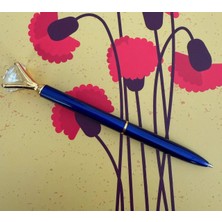 MYK Hediye ve Sanat Atölyesi Premium Roller Kalem Kişiye Özel Tektaşlı Metal Kalem Roller  Imza Kalemi