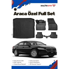 Ko Kaliteoto Skoda Super B 2024-2025 Model Yumuşak Paspas+Bagaj Havuzu Setii Proxy