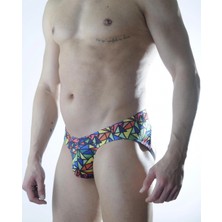 Narnuga Modlive Erkek Renkli Desenli Fantezi Jockstrap
