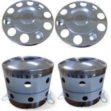 Universal Akis Tası 2 Adet Bijon Çemberi 2 Adet 22.50 Jant Uyumlu Dolu Çember