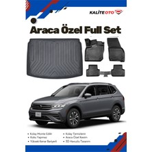 Ko Kaliteoto Volkswagen Tiguan 2018 Model Yumuşak Paspas+Alt Bagaj Havuzu Setii Proxy
