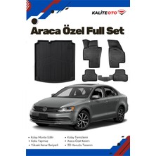 Ko Kaliteoto Volkswagen Jetta 2012-2013-2014-2015 Model Yumuşak Paspas+Cepsiz Bagaj Havuzu Setii Prox