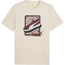 Puma Graphic Tee 688033-87 T-Shirt Bej