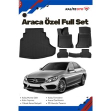 Ko Kaliteoto Mercedes C Serisi W205 2018 Model Yumuşak Paspas+Bagaj Havuzu Setii Proxy