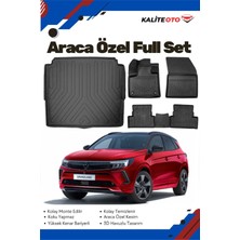 Ko Kaliteoto Opel Grandland 2018 Model Yumuşak Paspas+Alt Bagaj Havuzu Setii Proxy