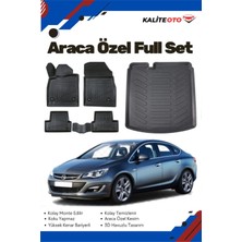 Ko Kaliteoto Opel Astra J Sedan 2016 Model Yumuşak Paspas+Bagaj Havuzu Setii Prox
