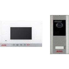 AUDIO 4,3'' GÖRÜNTÜLÜ VİLLA SET BUS PLUS BEYAZ MEKANİK BUTON