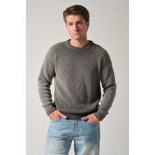 Mandala Tekstil Erkek Yıkamalı Triko Kazak