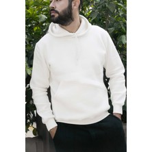 EYDAMOON Erkek Yandan Tek Cepli Kapüşonlu Standart Fit (Puf Kumaş&pamuklu)