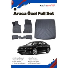 Ko Kaliteoto Audi A6 2019 Model Yumuşak Paspas+Bagaj Havuzu Setii