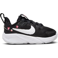 Nike Bebek Günlük Ayakkabı Star Runner 4 Nn Se Td FJ8078-001 Siyah (Dar Kalıp 1 Beden Büyük Alınız)