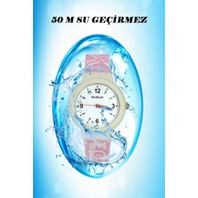 Çocuk Kol Saati Su Geçirmez Rodium Analaog (2220) (Pembe-Beyaz)