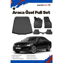 Ko Kaliteoto Volkswagen Passat B8 Sedan 2015 Model Yumuşak Paspas+Bagaj Havuzu Setii Prox