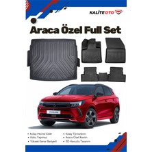 Ko Kaliteoto Opel Grandland 2023 Model Yumuşak Paspas+Üst Bagaj Havuzu Setii Proxy