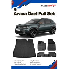 Ko Kaliteoto Dacia Duster 4x2 2024 Model Yumuşak Paspas+Bagaj Havuzu Setii Proxy