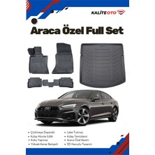Ko Kaliteoto Audi A4 2024 Model Yumuşak Paspas+Bagaj Havuzu Setii Proxy