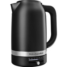 Kitchenaid Matte Black Su Isıtıcısı 1,7 L 5KEK1701EBM Plastik Malzeme ile 2400 W Güç ve Otomatik Kapanma
