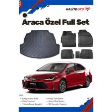 Ko Kaliteoto Toyota Corolla 2019 Model Yumuşak Paspas+Bagaj Havuzu Setii Proxy