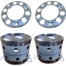 Universal Akis Tası 2 Adet Bijon Çemberi 2 Adet 22.50 Jant Uyumlu Boş Çember