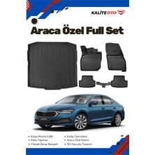 Ko Kaliteoto Skoda Octavia 2020 Model Yumuşak Paspas+Bagaj Havuzu Setii Proxy