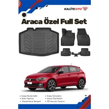 Ko Kaliteoto Volkswagen Polo Trendline Paket 2022 Model Yumuşak Paspas+Bagaj Havuzu Setii Prox