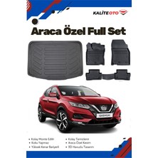 Ko Kaliteoto Nissan Qashqai 2016 Model Yumuşak Paspas+Alt Bagaj Havuzu Setii Proxy