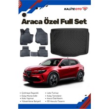 Ko Kaliteoto Alfa Romeo Junior Elektirikli 2024 Model Yumuşak Paspas+Bagaj Havuzu Setii Proxy