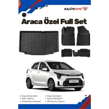Ko Kaliteoto Kia Picanto 2017 Model Yumuşak Paspas+Bagaj Havuzu Setii Proxy