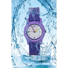 Çocuk Kol Saati Su Geçirmez Rodium Analaog (2209) (Mor-Lila)