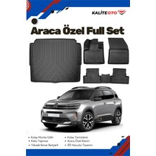 Ko Kaliteoto Citroen C5 Aircross 2023 Model Yumuşak Paspas+Alt Bagaj Havuzu Setii Proxy
